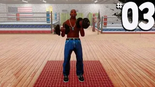 GTA SAN ANDREAS|GRAPHICS AND CJ GOES TO THE GYM [PART 3]