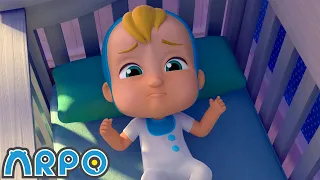 Baby Can't Get To Sleep! | ARPO The Robot | Funny Kids Cartoons | Kids TV Full Episodes