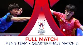 FULL MATCH | HARIMOTO Tomokazu vs WANG Chuqin | MT QF | #ITTFWorlds2024