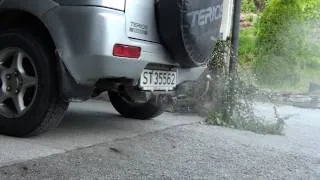 Daihatsu Terios 1,3 Exhaust sound HD