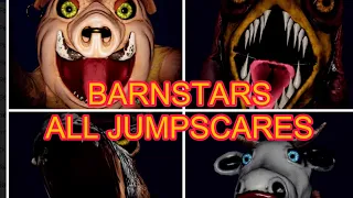 ALL JUMPSCARES in BARNSTARS | NIGHT 1 - 3 | 4K 60FPS | ROBLOX BARNSTARS