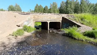 Ржевский лесопарк: Железнодорожный мост через реку Лапка