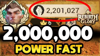 2M Power (Might) Fast as Free to Play in Rebirth of Glory