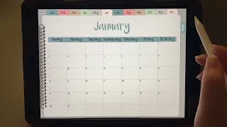 I made my very first digital planner!! :)