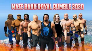 GTA 5 WWE MAZE BANK ROYAL RUMBLE 2020 (Extreme GTA V Wrestling)
