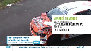 Il Rally del Ciocco in diretta su Noi Tv