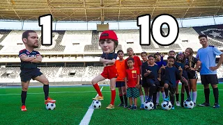 FUTEBOL | 10 CRIANCAS VS LUCCAS NETO