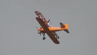 Aerosuperbatics Wing Walkers Boeing Stearman full Display Duxford Summer Air Show 24jul21 437p