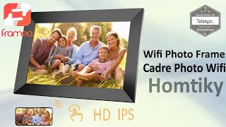 Homtiky 10 Inch WiFi Digital Photo Frame - App Frameo - Wifi Photo Frame - WF105T - Unboxing