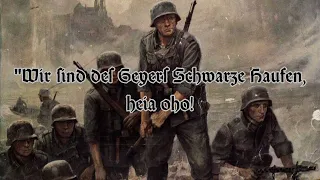 Wir sind des Geyers schwarzer Haufen - German Military Song [GER/EN Sub]