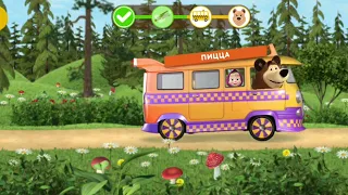 Masha and the Bear Pizzeria - Make the Best Homemade Pizza for Your Friends! cartoons for kids