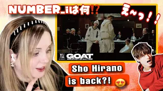NUMBER_i “GOAT” RV + First Impression | King & Princeの推しSho Hirano is back?!  日本語　＋　英語　リアクション