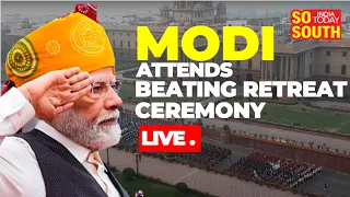 PM Modi Attends Beating Retreat Ceremony 2024 at Vijay Chowk, New Delhi | LIVE