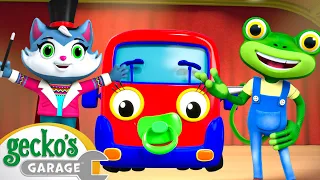 Gecko's Magic Show Mod | Gecko the Mechanic | Vehicle Repair Cartoons | Buses, Trucks and Cars
