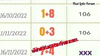 Thai Lotto 3UP HTF Tass and Touch Formula For 16-11-2022 || Thai Lotto Result Today #thailotto #thai