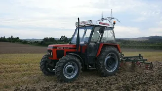 Zetor 6245 (motor 7201, design 5340) + radličkový podmítač PB1-104-CS (gruber) #zetor