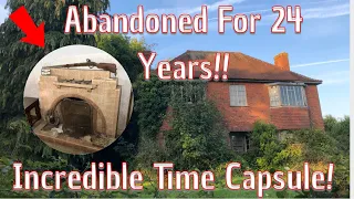 Time Capsule House Abandoned For 24 Years!! First To Find This Incredible Home!