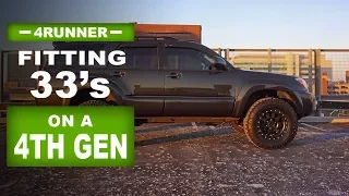 Will 33" Tires Fit On A 4runner With Less Than 3" Lift?