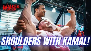 Nick Walker | INSANE SHOULDER WORKOUT WITH KAMAL! | OFFSEASON 2022!