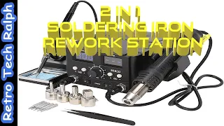 2 in 1 Soldering Iron Rework Station Review