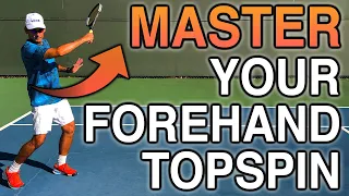 How To Play HEAVY Topspin On Your Forehand | Tennis Lesson