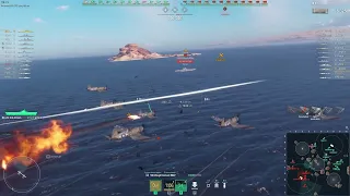 World of Warships - AP Rockets vs Aquila Box Citadel