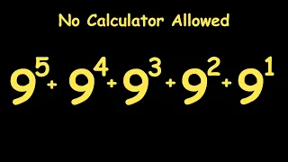 A Nice Olympiads Exponential Trick | No Calculator Allowed