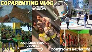 More baby daddy DRAMA!? | Coparenting update + we went to Downtown Aquarium in HOUSTON field trip