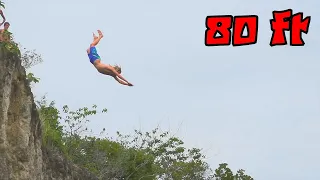 80 ft Cliff Jump in Florida!