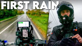 My First Ride in the Rain | Autumn Motorcycle Trip (#6)