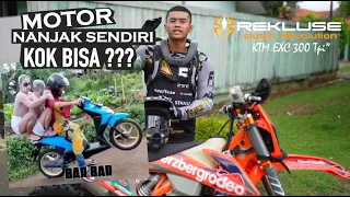 MOTOR PINTER NANJAK SENDIRI ga pake rebah ! 💪Trabas santuy pake REKLUSE 🤩 KTM Exc 300 Tpi