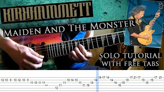 Kirk Hammett - Maiden And The Monster 1st guitar solo lesson (with tablatures)