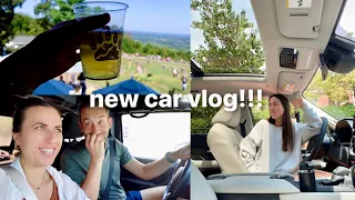 WE GOT A NEW CAR! 2024 Toyota Grand Highlander vlog + road trips + favorite features + car tour :)