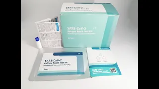 Box Opening Show of SARS CoV 2 Antigen Rapid Test Kit