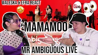 Waleska & Efra react to 마마무(MAMAMOO)의 “Mr.애매모호” Band LIVE | REACTION