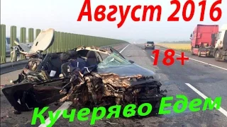 Новая Подборка Аварий и ДТП 18+ Август 2016 || Кучеряво Едем