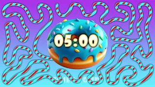 5 Minute Cartoon Donut 🍩 Timer Bomb 💣