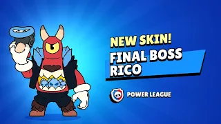 NEW FINAL BOSS RICO SKIN UNLOCKED IN BRAWL STARS! *BROKEN*