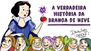 A verdadeira história da Branca de Neve e os 7 anões 🍎 Draw My Life Português