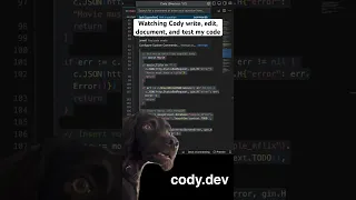 Sourcegraph Cody in action writing, editing, and documenting code #coding #cody #dev