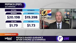 Pepsico CFO talks Q3 earnings beat, growth, and likely price increases in Q1