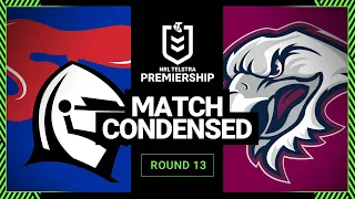 NRL 2023 | Newcastle Knights v Manly-Warringah Sea Eagles | Condensed Match, Round 13