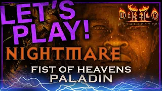 Let's Play Diablo 2 - Fist of Heavens Paladin | Part Nightmare