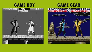 Game Boy Vs Game Gear - Mortal Kombat