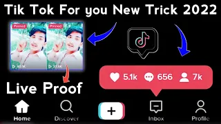 tiktok foryou trick 2022 - new tiktok foryou trick - tiktok video viral kaise karen