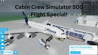 Cabin Crew Simulator 500 Flight Special on the A380 to Paris