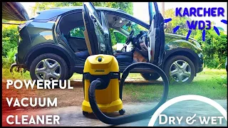 Best vacuum cleaner for car | Karcher WD3 wet and dry vacuum cleaner review