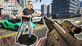 How to (WIRELESSLY) Play GTA 5 IN VR To Oculus Quest 2 & a VR Treadmill, the Kat Walk C