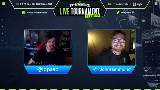 Hack The Box Hacking Battlegrounds Streamed Tournament #2 - Commentated by IppSec and John Hammond