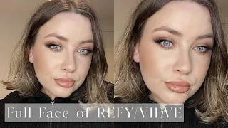 FULL FACE OF REFY & VIEVE | my two favourite british makeup brands | maxine lee harris